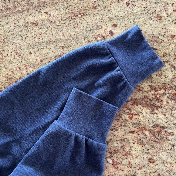 NWOT Aviator Nation Bolt Fade Sweatshirt Navy Pullover Hot Pink Lightning Strike - Picture 7 of 12